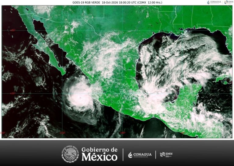 Trudy mantiene riesgo de olas de hasta seis metros en Jalisco y Colima