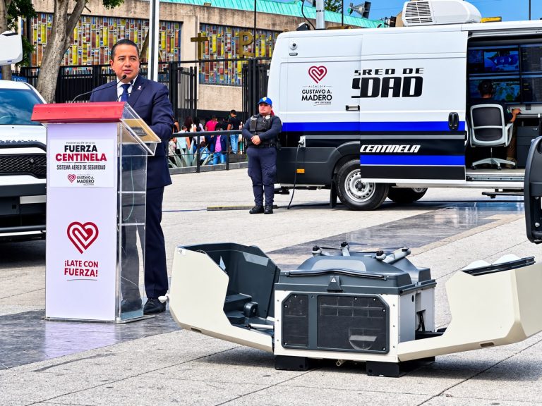 Gustavo A. Madero despliega ocho drones para vigilar colonias y atender emergencias