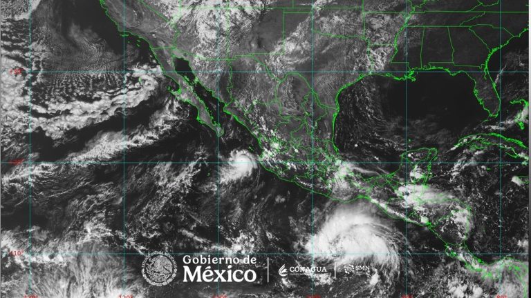 Se forma tormenta tropical Trudy en el Pacífico; huracán Simon mantiene en alerta a Jalisco, Nayarit y Sinaloa