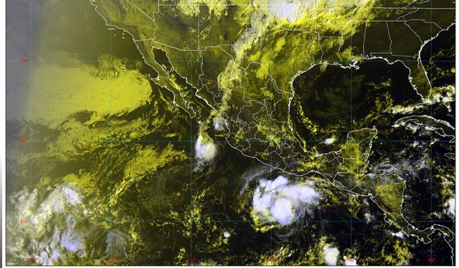 Huracán Simon y tormenta tropical Trudy amenazan con lluvias, deslaves e inundaciones en México